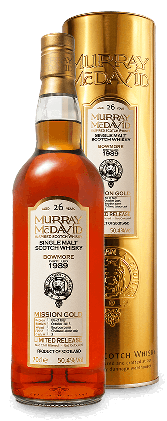 Murray McDavid Whisky Mission Gold Bowmore 1989